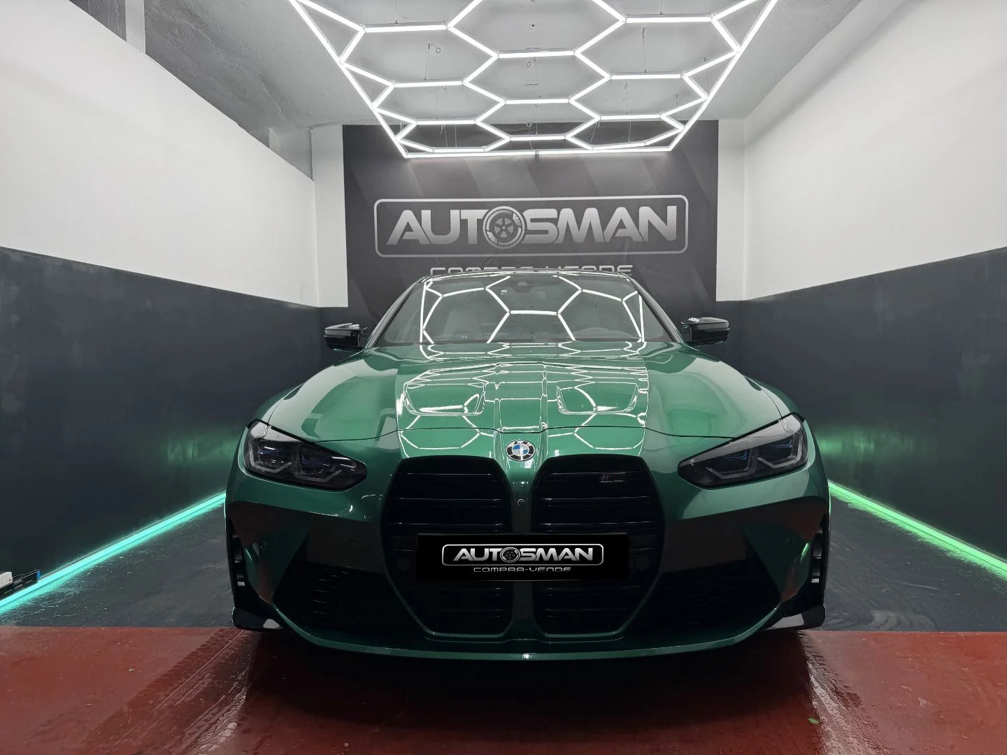 BMW Serie 3 M3 Competition 2022 Gasolina Verde - Interior